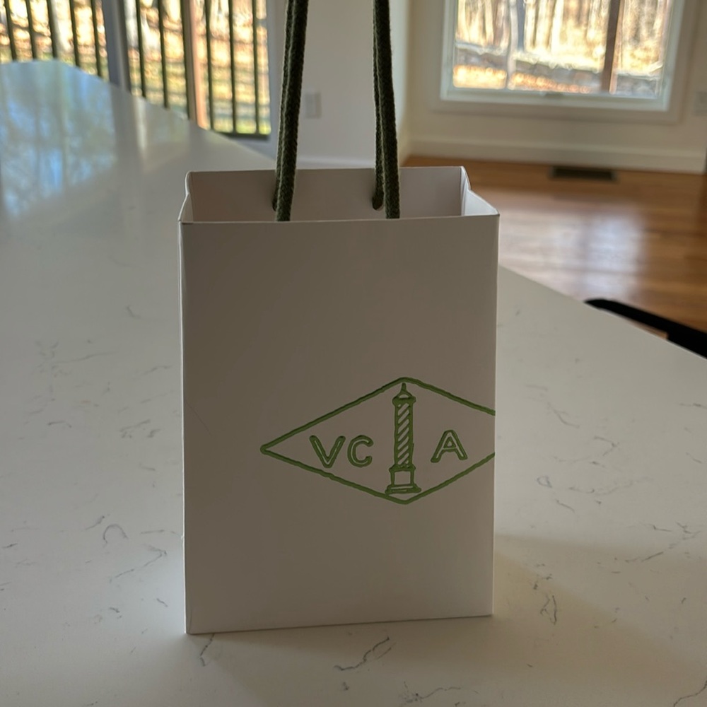 Small van cleef shopping bag